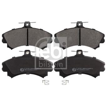 Jeu de 4 plaquettes de frein avant FEBI BILSTEIN OEM PW890078