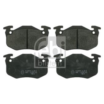 Jeu de 4 plaquettes de frein arrière FEBI BILSTEIN 16222