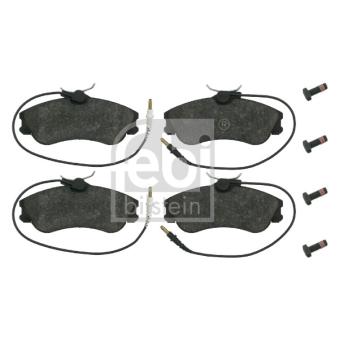Jeu de 4 plaquettes de frein avant FEBI BILSTEIN OEM 1611335080
