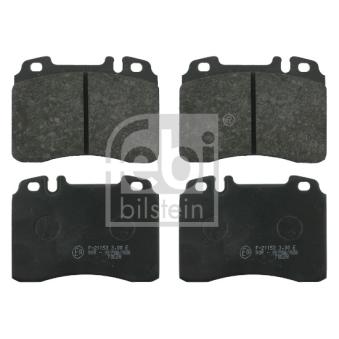 Jeu de 4 plaquettes de frein avant FEBI BILSTEIN 16247
