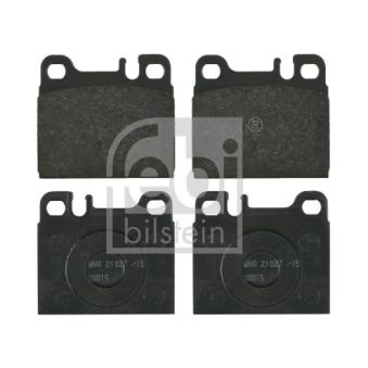 Jeu de 4 plaquettes de frein arrière FEBI BILSTEIN OEM 0014207320