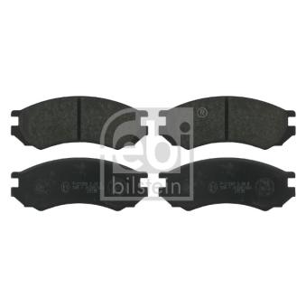 Jeu de 4 plaquettes de frein avant FEBI BILSTEIN OEM 4106072J25