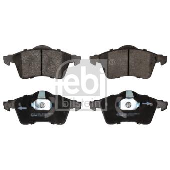 Jeu de 4 plaquettes de frein avant FEBI BILSTEIN OEM 7D0698151