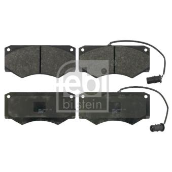 Jeu de 4 plaquettes de frein avant FEBI BILSTEIN 16333 pour NISSAN PULSAR A 40-10 103ch