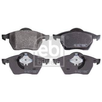 Jeu de 4 plaquettes de frein avant FEBI BILSTEIN 16338 pour FORD TRANSIT 1.9 TDI - 110cv