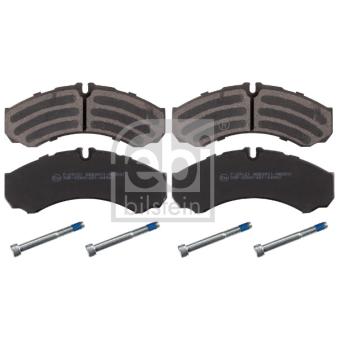 Jeu de 4 plaquettes de frein arrière FEBI BILSTEIN 16348