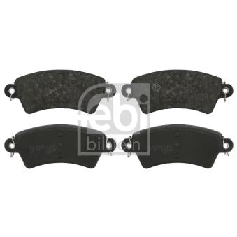 Jeu de 4 plaquettes de frein avant FEBI BILSTEIN OEM 425229