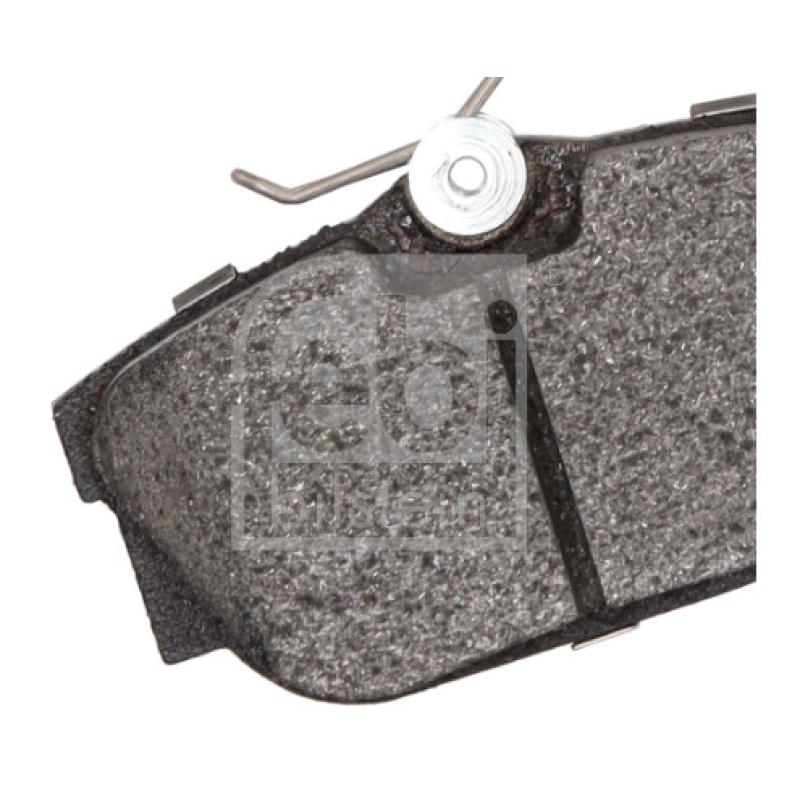 Jeu de 4 plaquettes de frein arrière FEBI BILSTEIN 16382 - Visuel 1