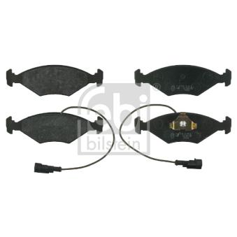 Jeu de 4 plaquettes de frein avant FEBI BILSTEIN OEM 77362315