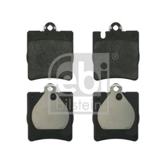 Jeu de 4 plaquettes de frein arrière FEBI BILSTEIN 16399 pour ROVER 800 E 280 T 4-matic - 204cv