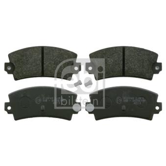 Jeu de 4 plaquettes de frein arrière FEBI BILSTEIN 16407