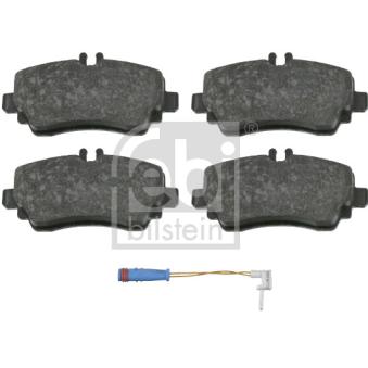 Jeu de 4 plaquettes de frein avant FEBI BILSTEIN OEM A1684201320