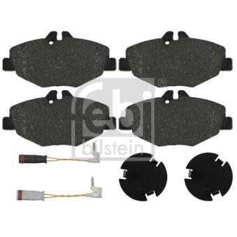 Jeu de 4 plaquettes de frein avant FEBI BILSTEIN 16452 pour PORSCHE 914 E 200 Kompressor - 184cv