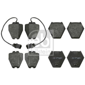 Jeu de 4 plaquettes de frein avant FEBI BILSTEIN OEM 4B0698151 Jeu de 4 plaquettes de frein avant FEBI BILSTEIN OEM 4B0698151