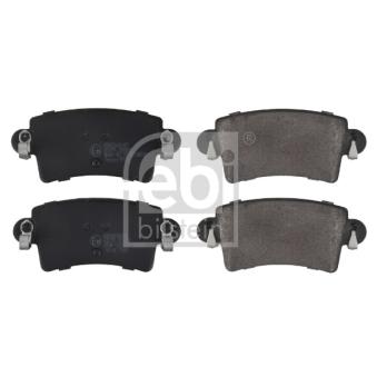 Jeu de 4 plaquettes de frein arrière FEBI BILSTEIN 16493 pour FORD MONDEO 1.9 DTI - 80cv