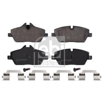 Jeu de 4 plaquettes de frein avant FEBI BILSTEIN 16559 pour MINI MINI Cooper SD - 143cv