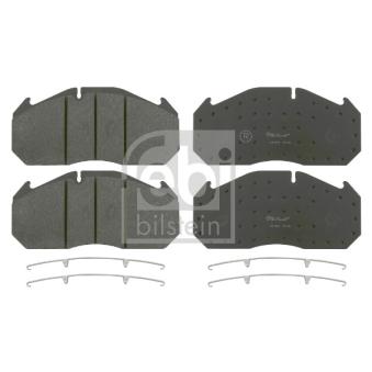 Jeu de 4 plaquettes de frein avant FEBI BILSTEIN OEM 81508205087