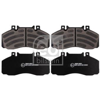 Jeu de 4 plaquettes de frein avant FEBI BILSTEIN OEM 0014201520