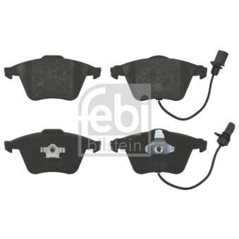 Jeu de 4 plaquettes de frein avant FEBI BILSTEIN 16584 pour HONDA ACCORD RS4 quattro - 420cv