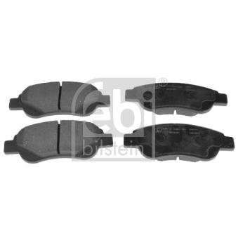 Jeu de 4 plaquettes de frein avant FEBI BILSTEIN OEM 044650H030 Jeu de 4 plaquettes de frein avant FEBI BILSTEIN OEM 044650H030