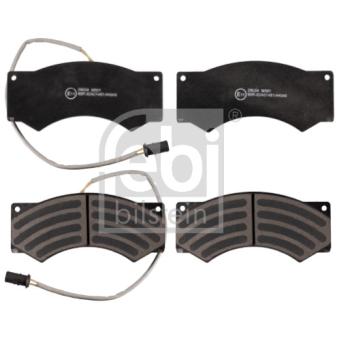 Jeu de 4 plaquettes de frein avant FEBI BILSTEIN OEM 1535494