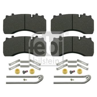 Jeu de 4 plaquettes de frein avant FEBI BILSTEIN OEM 1962439 Jeu de 4 plaquettes de frein avant FEBI BILSTEIN OEM 1962439