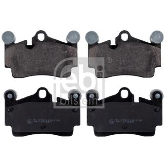 Jeu de 4 plaquettes de frein arrière FEBI BILSTEIN [16619]