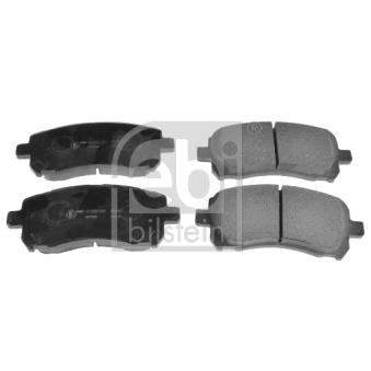 Jeu de 4 plaquettes de frein avant FEBI BILSTEIN [16660]