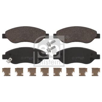 Jeu de 4 plaquettes de frein avant FEBI BILSTEIN 16698 pour PORSCHE 914 1.7 CDTI 16V - 101cv