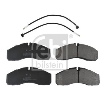 Jeu de 4 plaquettes de frein avant FEBI BILSTEIN OEM 410609X129