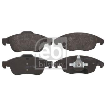 Jeu de 4 plaquettes de frein avant FEBI BILSTEIN 16713 pour DAEWOO MATIZ 1.2 THP - 110cv