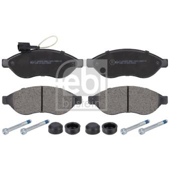Jeu de 4 plaquettes de frein avant FEBI BILSTEIN [16716]