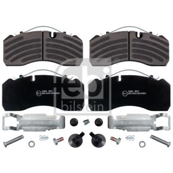 Jeu de 4 plaquettes de frein avant FEBI BILSTEIN OEM 02996468