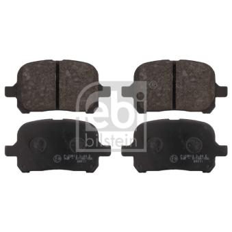 Jeu de 4 plaquettes de frein avant FEBI BILSTEIN OEM 0446528400