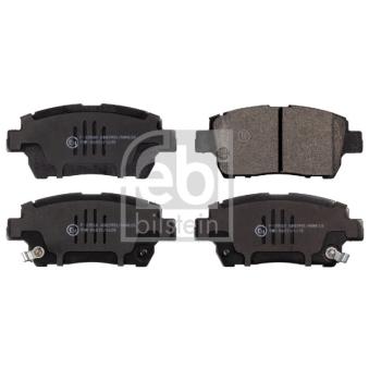 Jeu de 4 plaquettes de frein avant FEBI BILSTEIN OEM 0446552060