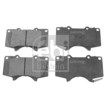 Jeu de 4 plaquettes de frein avant FEBI BILSTEIN OEM 4605B994