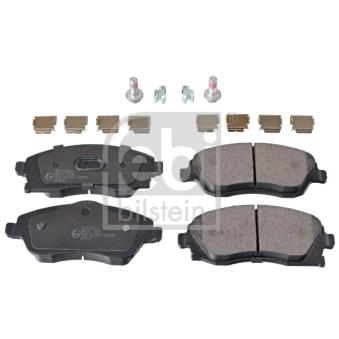 Jeu de 4 plaquettes de frein avant FEBI BILSTEIN 16748 pour FIAT ULYSSE 1.7 DI 16V - 65cv