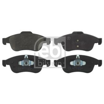 Jeu de 4 plaquettes de frein avant FEBI BILSTEIN 16783 pour AIXAM A.721 1.5 dCi 110 - 110cv