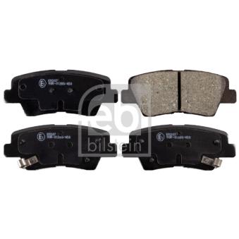 Jeu de 4 plaquettes de frein arrière FEBI BILSTEIN OEM 583023KA31