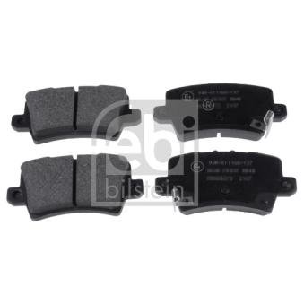 Jeu de 4 plaquettes de frein arrière FEBI BILSTEIN OEM 43022SMGE00