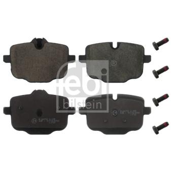 Jeu de 4 plaquettes de frein arrière FEBI BILSTEIN [16812]