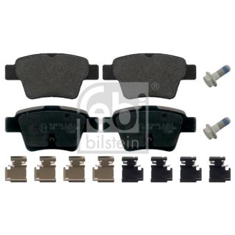 Jeu de 4 plaquettes de frein arrière FEBI BILSTEIN [16813]