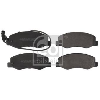 Jeu de 4 plaquettes de frein arrière FEBI BILSTEIN 16819 pour NISSAN NV400 dCi 170 - 170cv