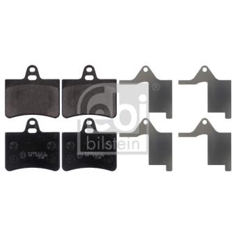 Jeu de 4 plaquettes de frein arrière FEBI BILSTEIN OEM E172591