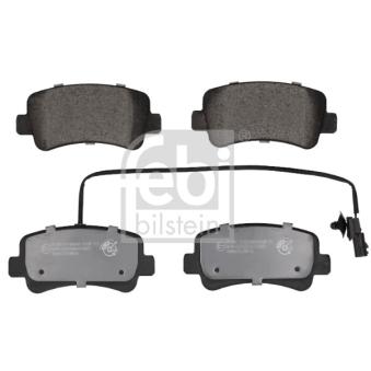 Jeu de 4 plaquettes de frein arrière FEBI BILSTEIN 16843 pour NISSAN NV400 dCi 170 - 170cv