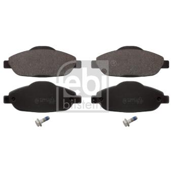Jeu de 4 plaquettes de frein avant FEBI BILSTEIN [16844]