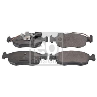 Jeu de 4 plaquettes de frein avant FEBI BILSTEIN 16858 pour FIAT 500 1.2 - 69cv