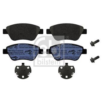Jeu de 4 plaquettes de frein avant FEBI BILSTEIN OEM 77364893