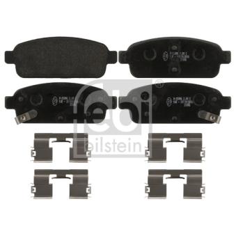 Jeu de 4 plaquettes de frein arrière FEBI BILSTEIN OEM 1605176