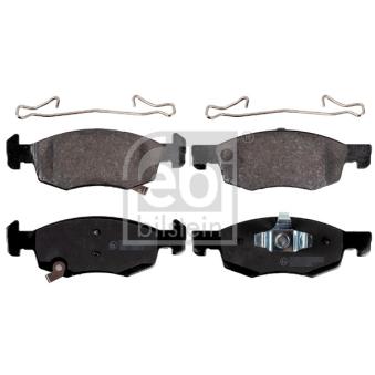 Jeu de 4 plaquettes de frein avant FEBI BILSTEIN OEM 95524972